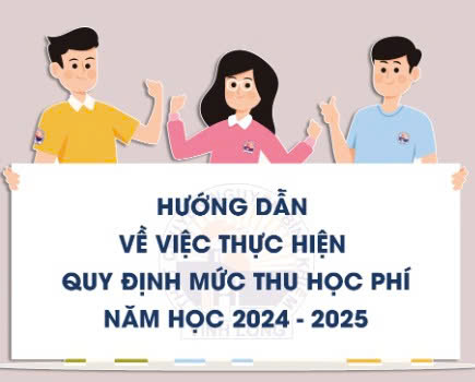 THU HỌC PHÍ NĂM HỌC 2024-2025